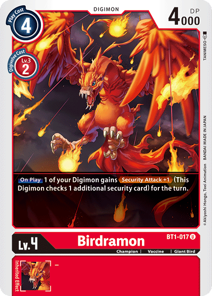 Birdramon [BT1-017] [Release Special Booster Ver.1.0] | Shuffle n Cut Hobbies & Games