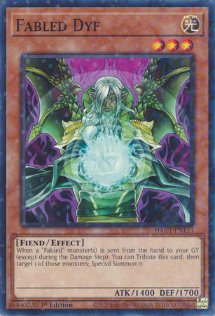 Fabled Dyf (Duel Terminal) [HAC1-EN133] Parallel Rare | Shuffle n Cut Hobbies & Games