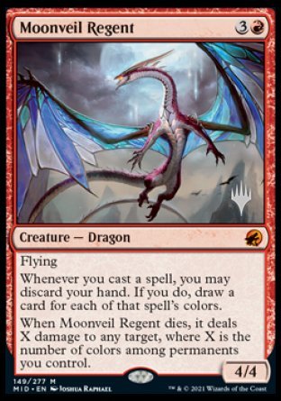 Moonveil Regent (Promo Pack) [Innistrad: Midnight Hunt Promos] | Shuffle n Cut Hobbies & Games