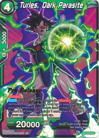 Turles, Dark Parasite (BT12-079) [Vicious Rejuvenation Prerelease Promos] | Shuffle n Cut Hobbies & Games