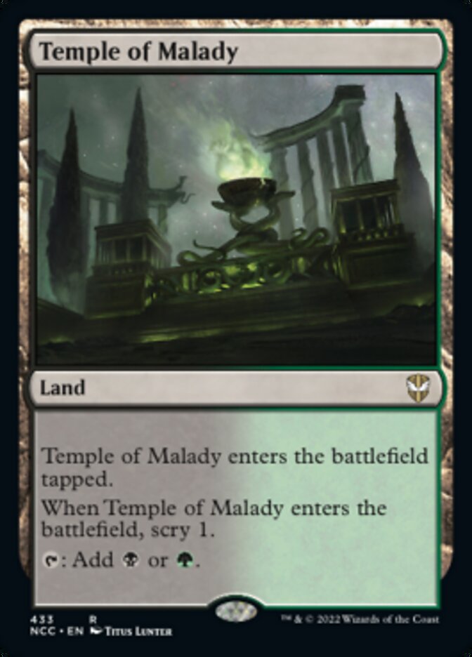 Temple of Malady [Streets of New Capenna Commander] | Shuffle n Cut Hobbies & Games