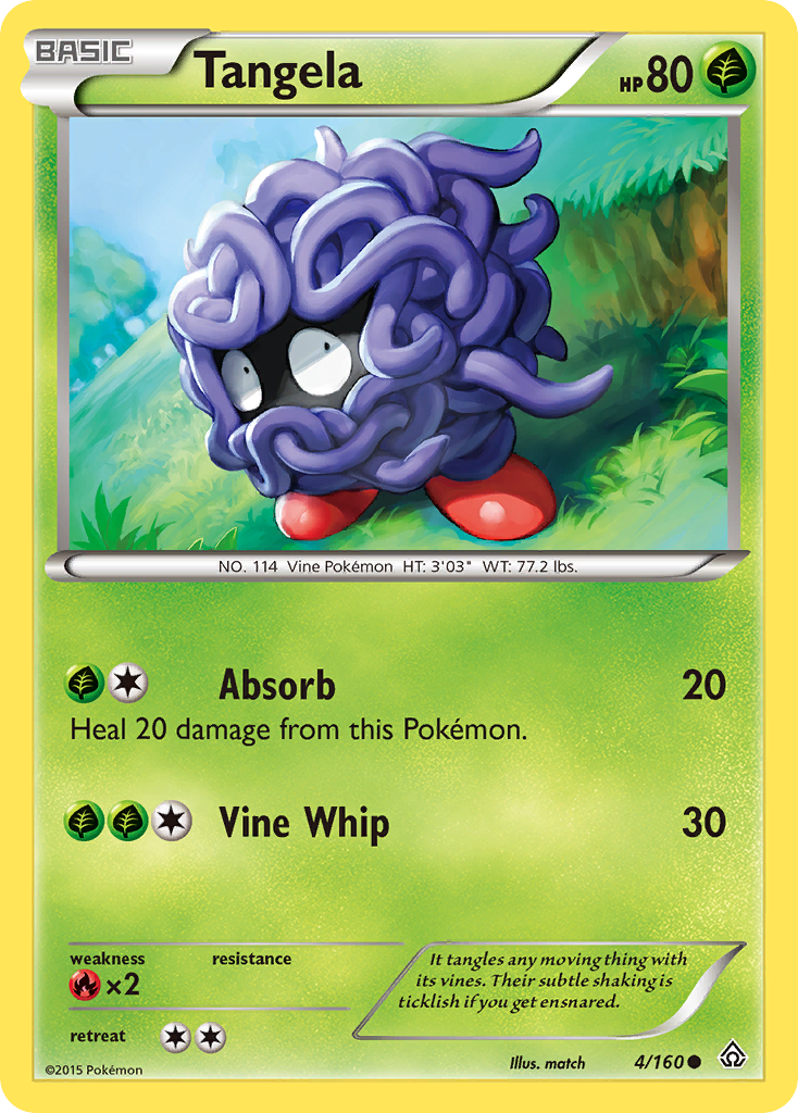 Tangela (4/160) [XY: Primal Clash] | Shuffle n Cut Hobbies & Games