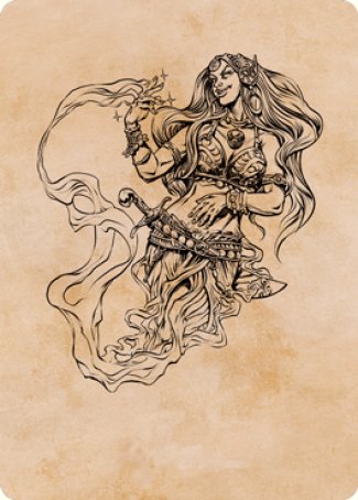 Djinni Windseer (Showcase) Art Card [Dungeons & Dragons: Adventures in the Forgotten Realms Art Series] | Shuffle n Cut Hobbies & Games