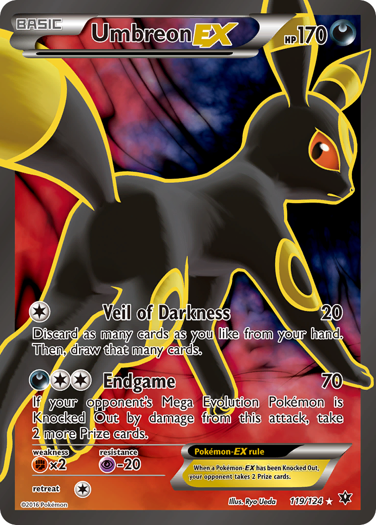 Umbreon EX (119/124) [XY: Fates Collide] | Shuffle n Cut Hobbies & Games