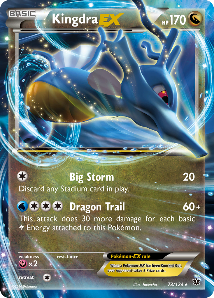 Kingdra EX (73/124) [XY: Fates Collide] | Shuffle n Cut Hobbies & Games