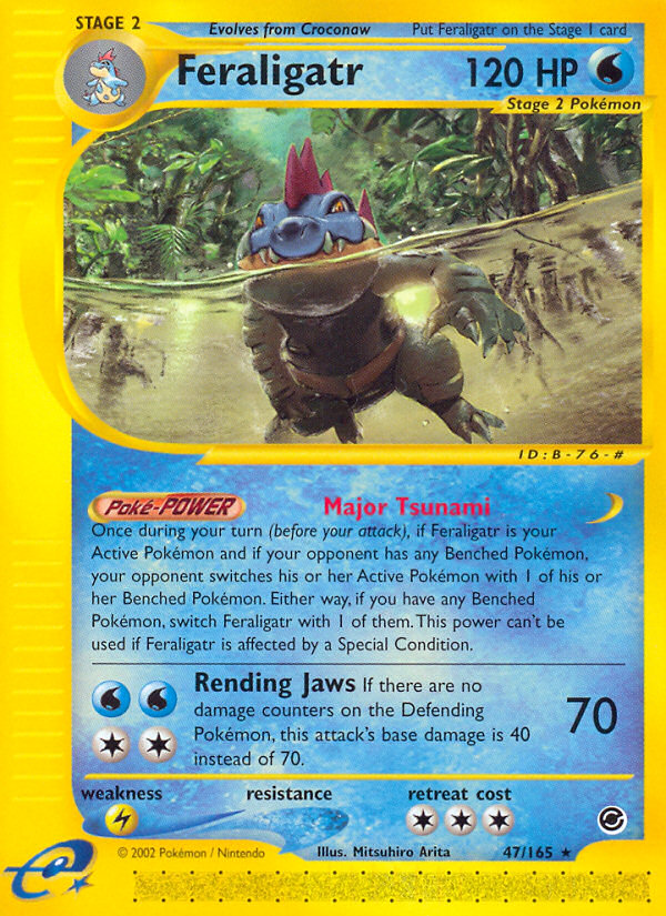 Feraligatr (47/165) [Expedition: Base Set] | Shuffle n Cut Hobbies & Games