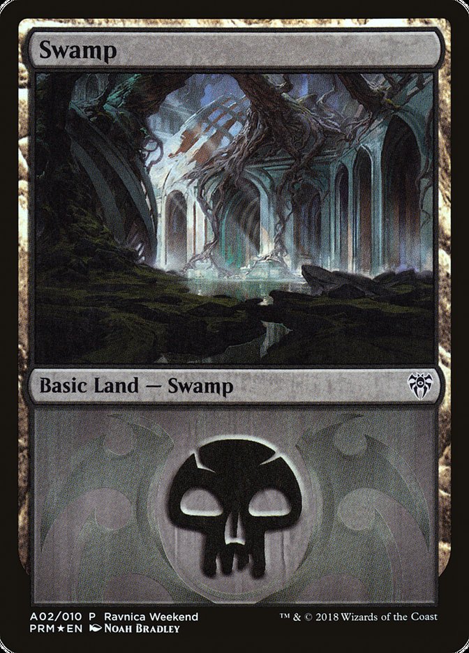 Swamp (A02) [Ravnica Allegiance Ravnica Weekend] | Shuffle n Cut Hobbies & Games