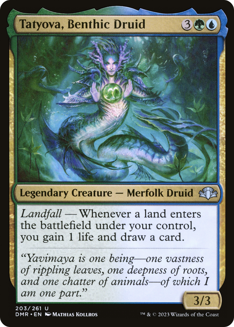 Tatyova, Benthic Druid [Dominaria Remastered] | Shuffle n Cut Hobbies & Games