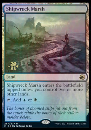 Shipwreck Marsh [Innistrad: Midnight Hunt Prerelease Promos] | Shuffle n Cut Hobbies & Games