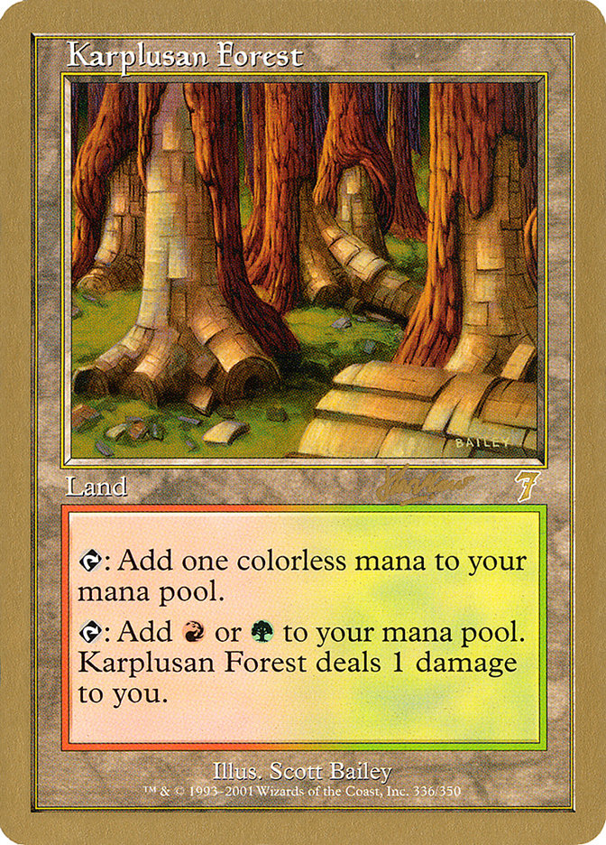 Karplusan Forest (Sim Han How) [World Championship Decks 2002] | Shuffle n Cut Hobbies & Games