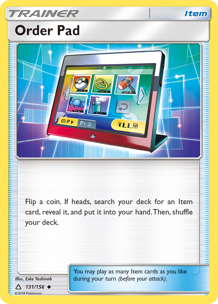 Order Pad (131/156) [Sun & Moon: Ultra Prism] | Shuffle n Cut Hobbies & Games