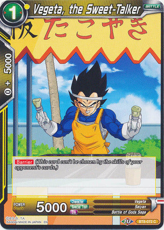 Vegeta, the Sweet-Talker [BT8-072] | Shuffle n Cut Hobbies & Games