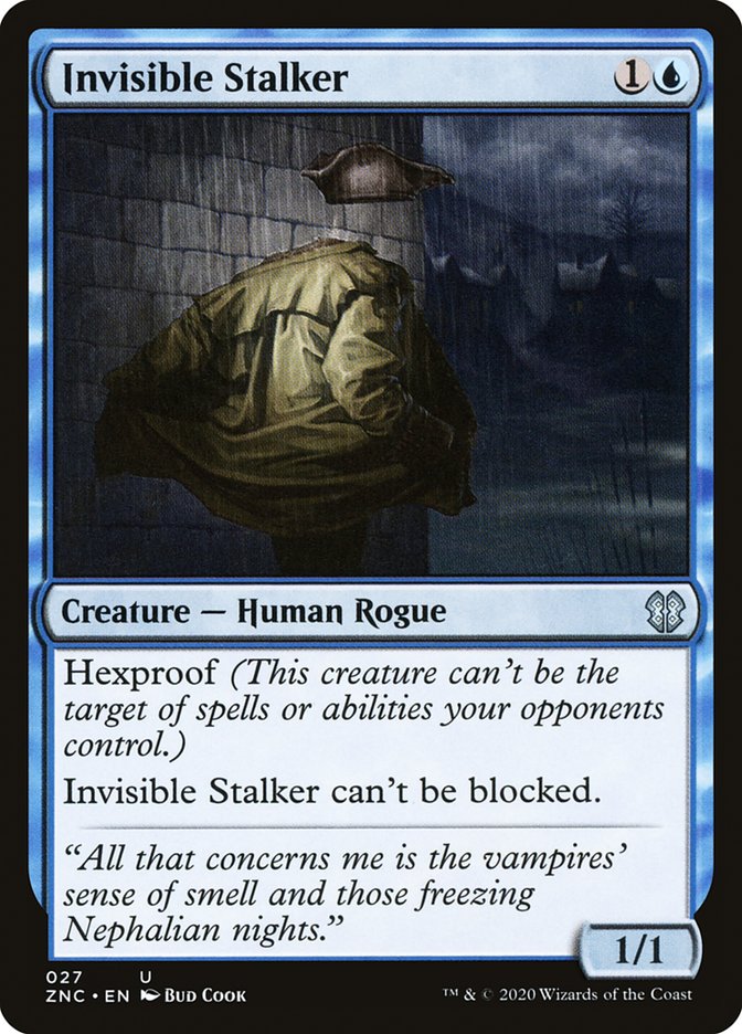 Invisible Stalker [Zendikar Rising Commander] | Shuffle n Cut Hobbies & Games