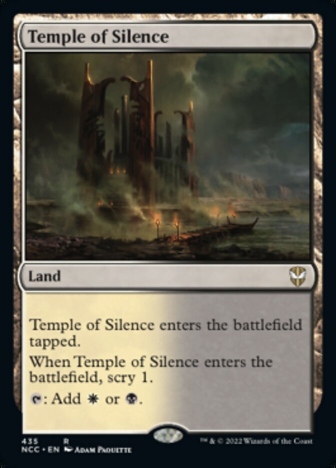 Temple of Silence [Streets of New Capenna Commander] | Shuffle n Cut Hobbies & Games