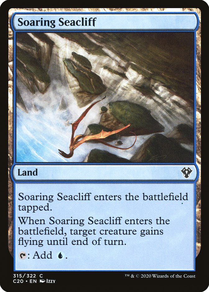 Soaring Seacliff [Commander 2020] | Shuffle n Cut Hobbies & Games