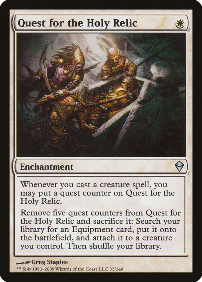 Quest for the Holy Relic [Zendikar] | Shuffle n Cut Hobbies & Games