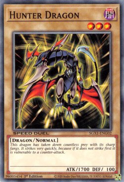 Hunter Dragon [SGX1-ENG02] Common | Shuffle n Cut Hobbies & Games