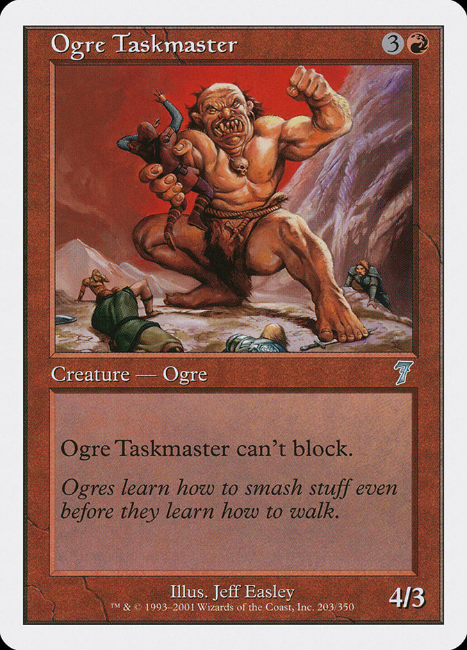 Ogre Taskmaster [Seventh Edition] | Shuffle n Cut Hobbies & Games