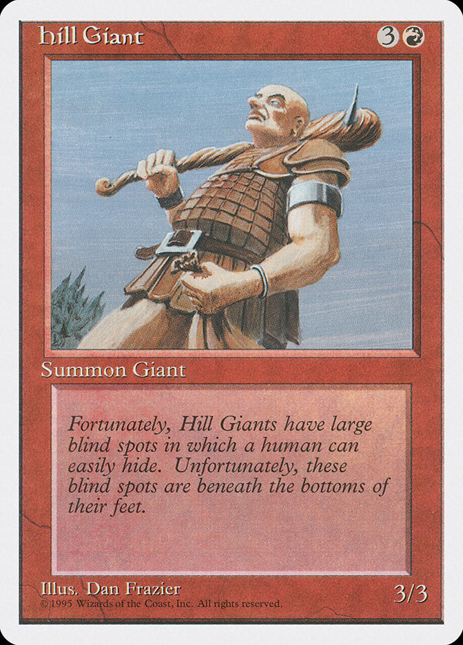 Hill Giant [Fourth Edition] | Shuffle n Cut Hobbies & Games