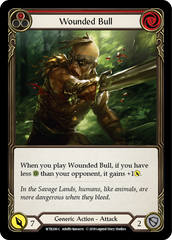 Wounded Bull (Red) [WTR200-C] Alpha Print Normal | Shuffle n Cut Hobbies & Games