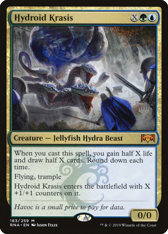 Hydroid Krasis (Promo Pack) [Ravnica Allegiance Promos] | Shuffle n Cut Hobbies & Games