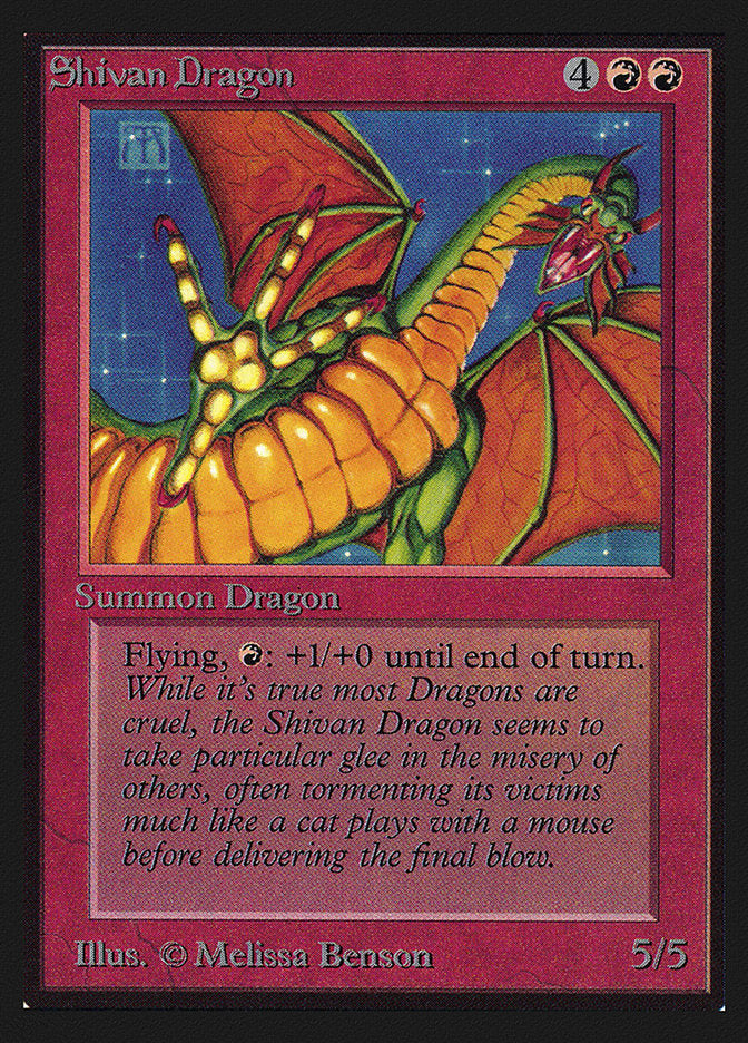 Shivan Dragon [Collectors' Edition] | Shuffle n Cut Hobbies & Games