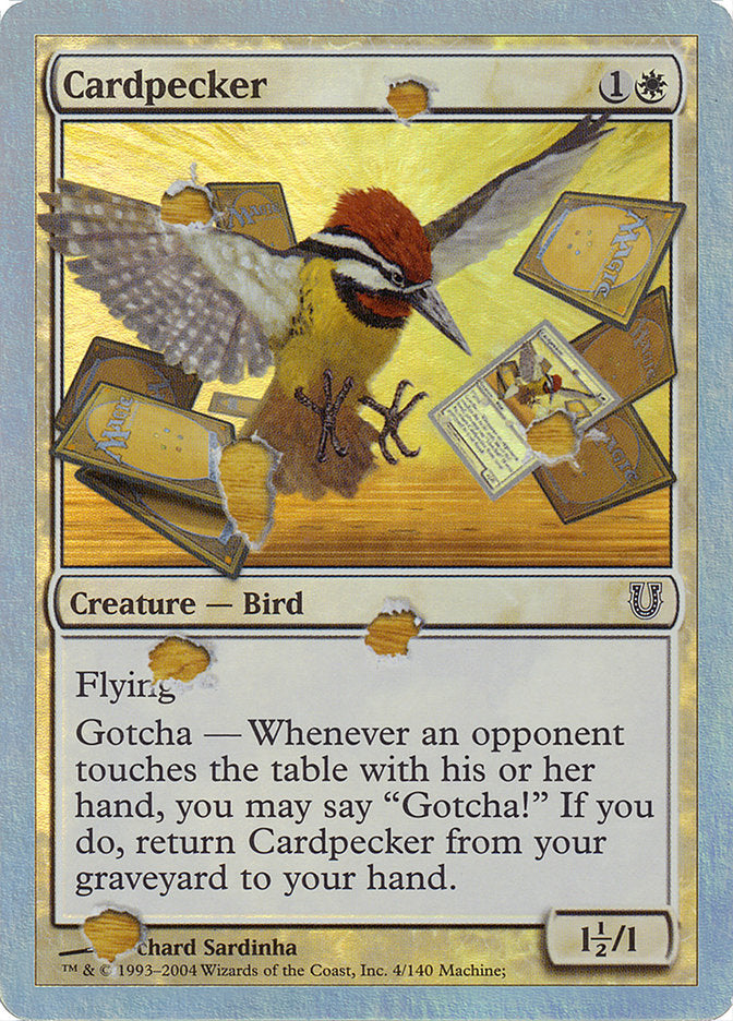 Cardpecker (Alternate Foil) [Unhinged] | Shuffle n Cut Hobbies & Games