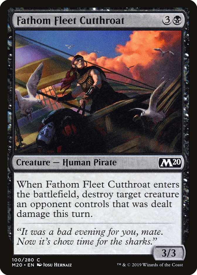 Fathom Fleet Cutthroat [Core Set 2020] | Shuffle n Cut Hobbies & Games