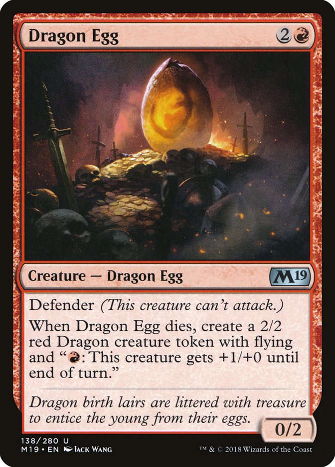 Dragon Egg [Core Set 2019] | Shuffle n Cut Hobbies & Games