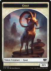 Wurm (032/036) // Goat Double-Sided Token [Commander 2014 Tokens] | Shuffle n Cut Hobbies & Games