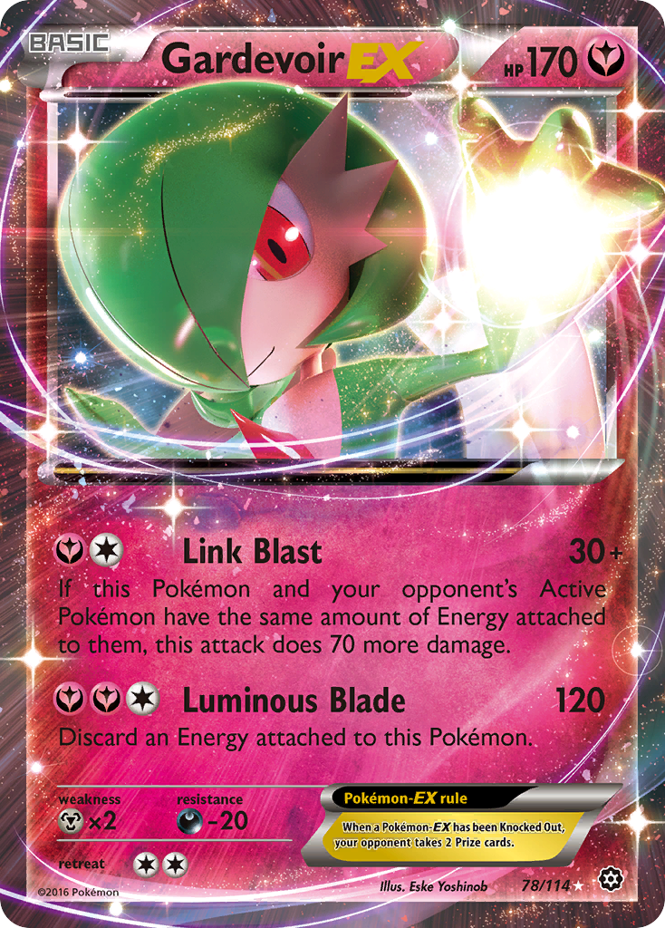 Gardevoir EX (78/114) [XY: Steam Siege] | Shuffle n Cut Hobbies & Games