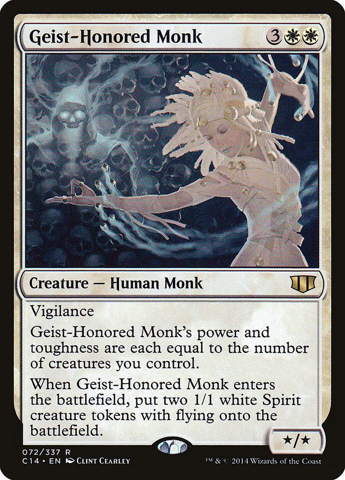 Geist-Honored Monk [Commander 2014] | Shuffle n Cut Hobbies & Games