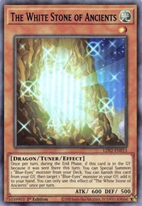 The White Stone of Ancients (Blue) [LDS2-EN013] Ultra Rare | Shuffle n Cut Hobbies & Games