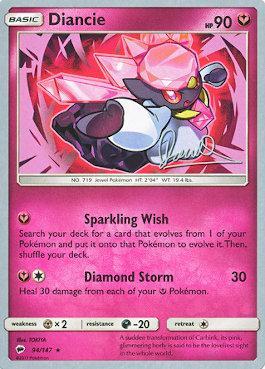 Diancie (94/147) (Infinite Force - Diego Cassiraga) [World Championships 2017] | Shuffle n Cut Hobbies & Games