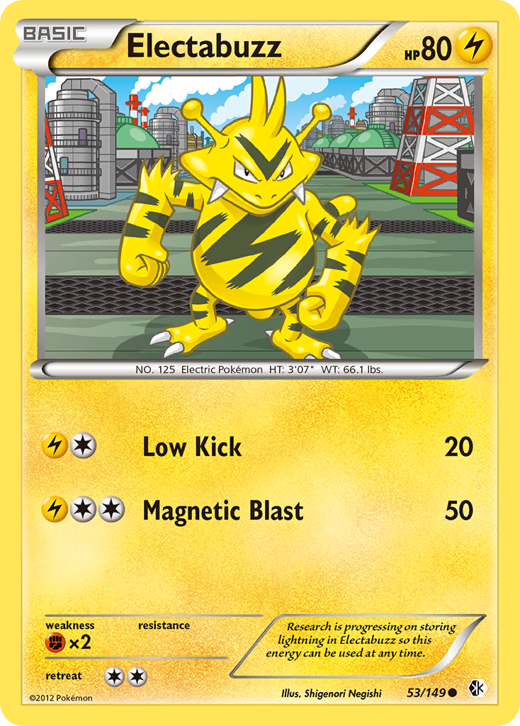 Electabuzz (53/149) [Black & White: Boundaries Crossed] | Shuffle n Cut Hobbies & Games