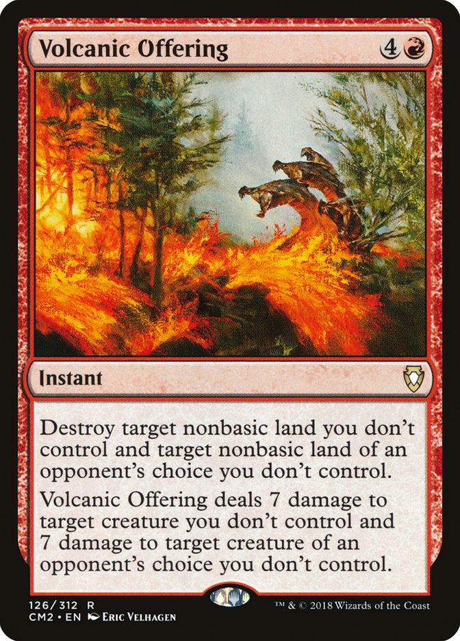 Volcanic Offering [Commander Anthology Volume II] | Shuffle n Cut Hobbies & Games