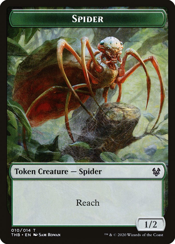 Spider Token [Theros Beyond Death Tokens] | Shuffle n Cut Hobbies & Games