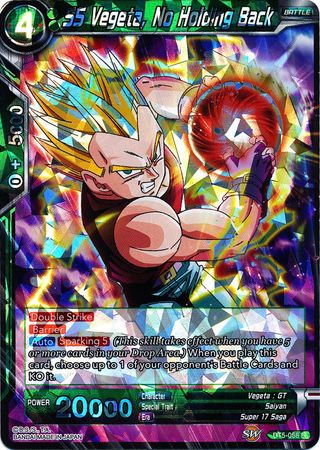 SS Vegeta, No Holding Back (BT5-058) [Miraculous Revival] | Shuffle n Cut Hobbies & Games