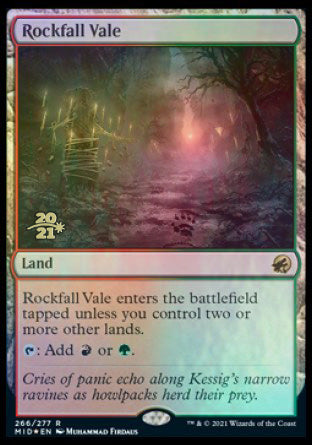 Rockfall Vale [Innistrad: Midnight Hunt Prerelease Promos] | Shuffle n Cut Hobbies & Games