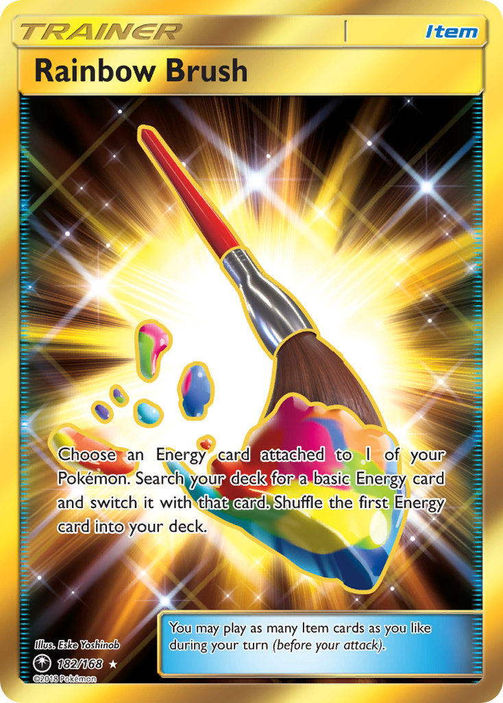 Rainbow Brush (182/168) [Sun & Moon: Celestial Storm] | Shuffle n Cut Hobbies & Games