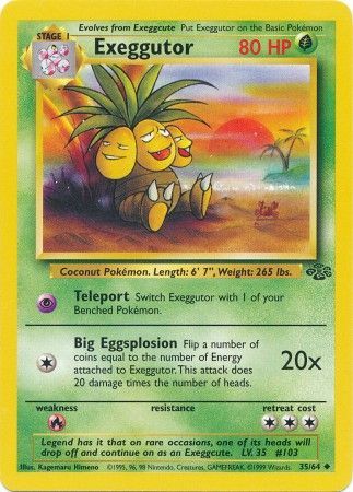 Exeggutor (35/64) [Jungle Unlimited] | Shuffle n Cut Hobbies & Games