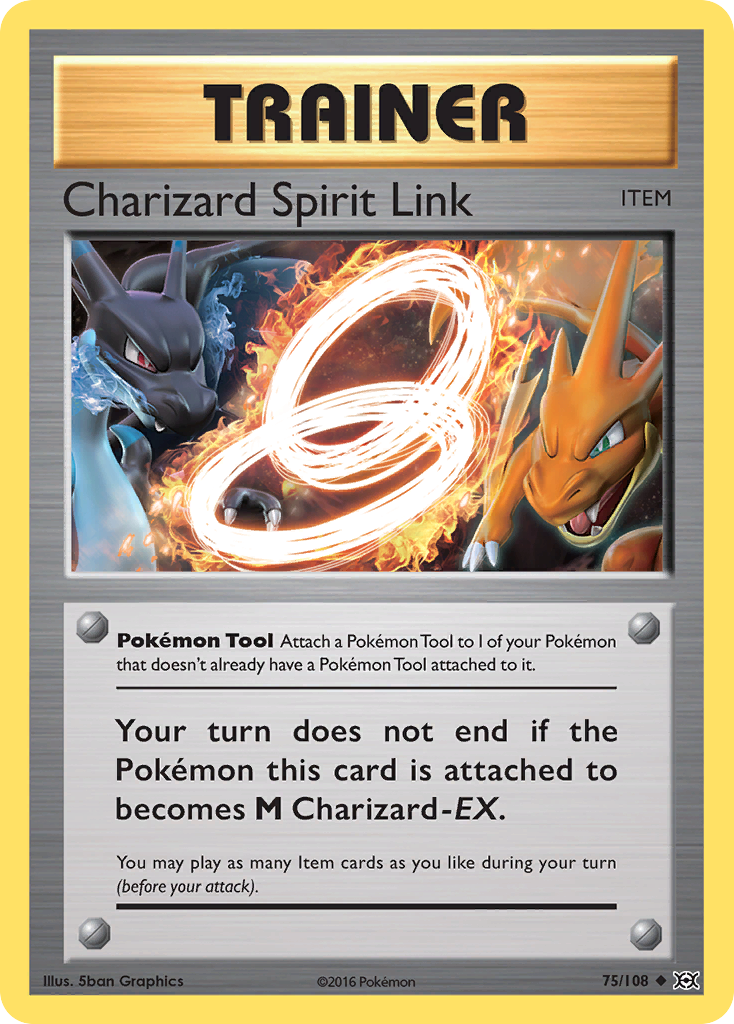 Charizard Spirit Link (75/108) [XY: Evolutions] | Shuffle n Cut Hobbies & Games