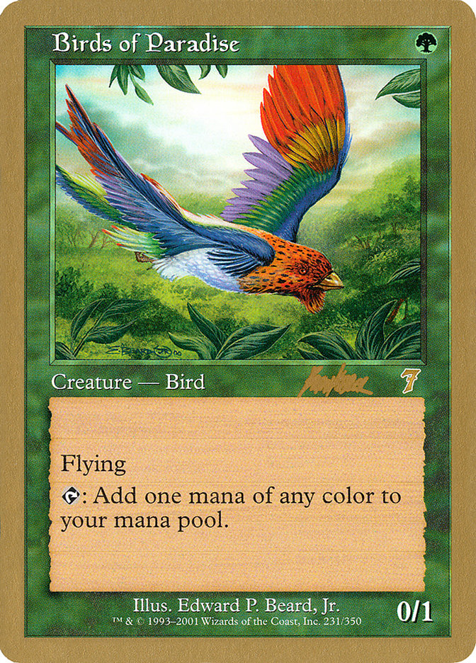 Birds of Paradise (Brian Kibler) [World Championship Decks 2002] | Shuffle n Cut Hobbies & Games