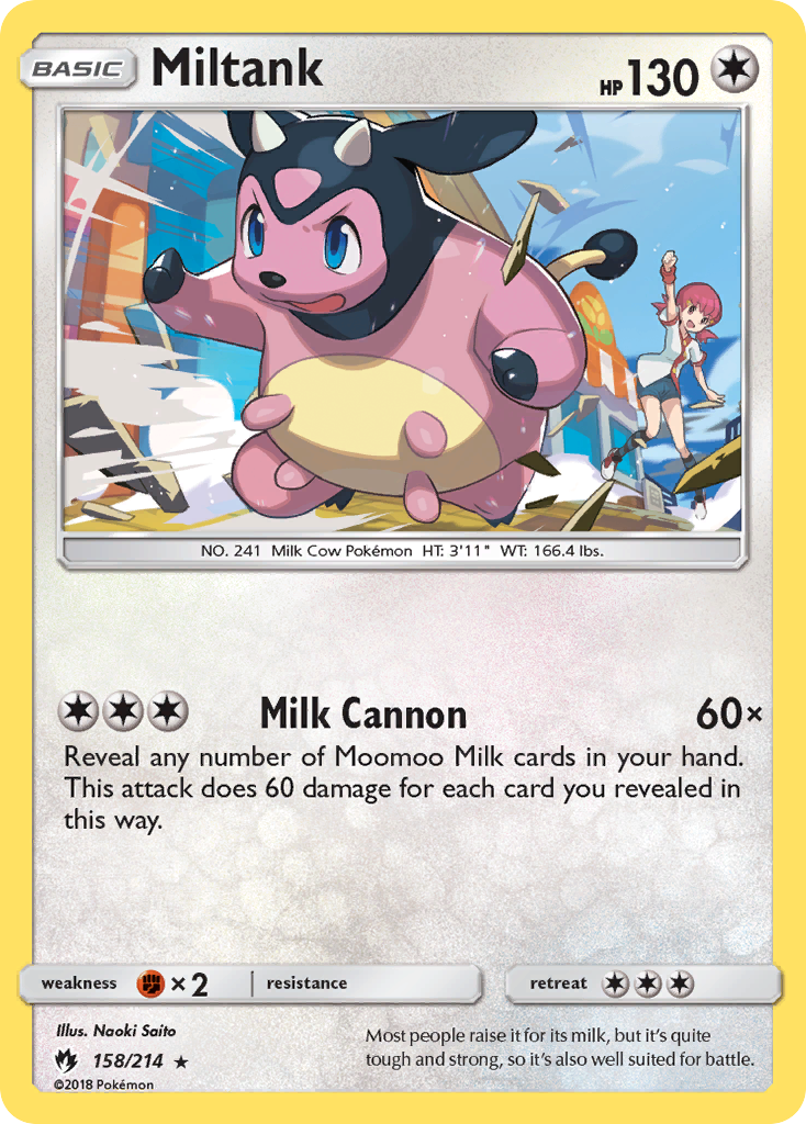 Miltank (158/214) [Sun & Moon: Lost Thunder] | Shuffle n Cut Hobbies & Games