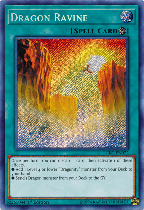 Dragon Ravine [LCKC-EN072] Secret Rare | Shuffle n Cut Hobbies & Games