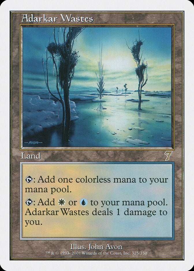 Adarkar Wastes [Seventh Edition] | Shuffle n Cut Hobbies & Games