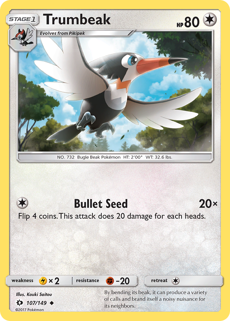 Trumbeak (107/149) [Sun & Moon: Base Set] | Shuffle n Cut Hobbies & Games