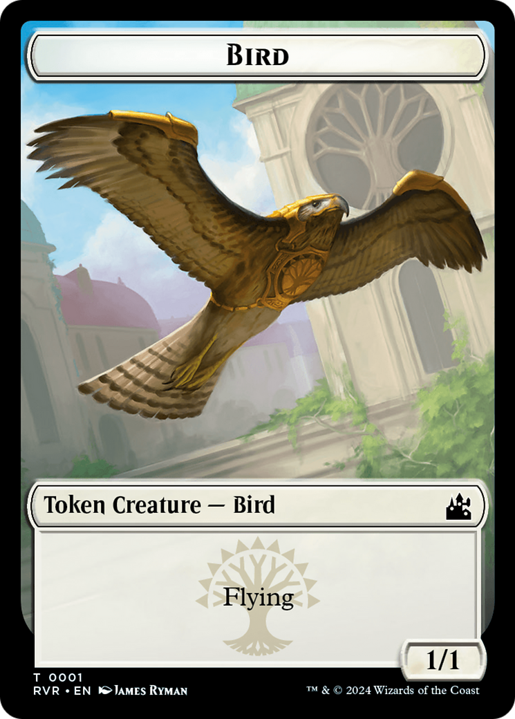 Bird // Beast Double-Sided Token [Ravnica Remastered Tokens] | Shuffle n Cut Hobbies & Games