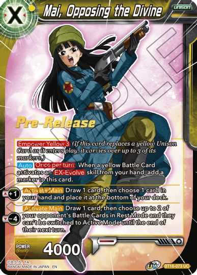 Mai, Opposing the Divine (BT16-073) [Realm of the Gods Prerelease Promos] | Shuffle n Cut Hobbies & Games