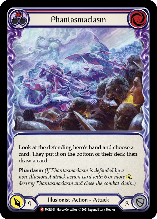 Phantasmaclasm (Rainbow Foil) [MON091-RF] 1st Edition Rainbow Foil | Shuffle n Cut Hobbies & Games